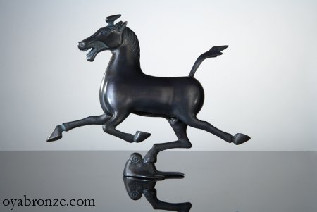 Galloping Horse on Swallow - Click Image to Close